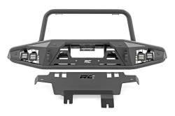 Rough Country Suspension Systems - Rough Country 51200A Heavy Duty Tubular Black Front Bumper 21-25 Ford Bronco - Image 1
