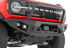 Rough Country Suspension Systems - Rough Country 51200A Heavy Duty Tubular Black Front Bumper 21-25 Ford Bronco - Image 2
