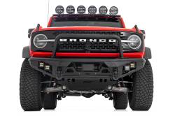 Rough Country Suspension Systems - Rough Country 51200A Heavy Duty Tubular Black Front Bumper 21-25 Ford Bronco - Image 4