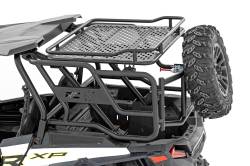 Rough Country Suspension Systems - Rough Country Tubular Rear Cargo Rack Kit Black for Polaris RZR XP1000 93141 - Image 1