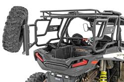Rough Country Suspension Systems - Rough Country Tubular Rear Cargo Rack Kit Black for Polaris RZR XP1000 93141 - Image 3