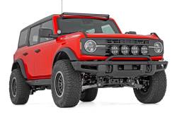 Rough Country Suspension Systems - Rough Country Black Front Bumper Bull Bar 21-24 Bronco 51135 - Image 3