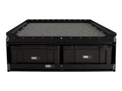 Front Runner Outfitters Cub Pack Cargo Box Slide Kit Black SSAM012