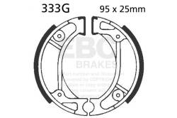 EBC Motorcycle Brakes - EBC Motorcycle Brakes 333G Motorcycle Grooved Replacement Brake Shoes - Image 1