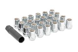 Rough Country Suspension Systems - Rough Country Lug Nut Set M12x1.25 24 Qty Chrome Open End - Image 1