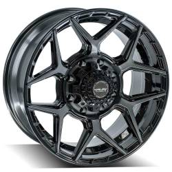 4PLAY - 4PLAY Wheels 4P06 20x9 8x6.5 0mm Gloss Black/Brushed 4P06-20090-8650-0BBT - Image 3