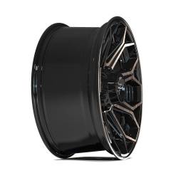 4PLAY - 4PLAY Wheels 4P80R 20x9 8x6.5 0mm Gloss Black/Brushed 4P80R-20090-8650-0BBT - Image 3