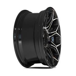 4PLAY - 4PLAY Wheels 4P83 20x9 5x5.0/5.5 0mm Gloss Black/Brushed 4P83-20090-5D55-0BBT - Image 3