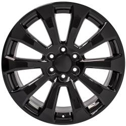OE Wheels LLC - OE Wheels CV95-22090-6550-28B CV95 22x9 6x5.5 28mm Black - Image 2
