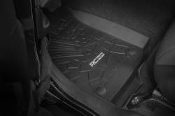 Rough Country Suspension Systems - Rough Country Front/Rear Floor Liners Black for 18-24 Wrangler JL 4DR FF-60112 - Image 2