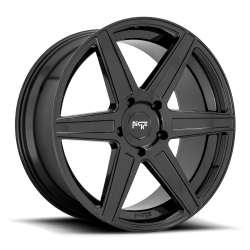 Niche 1PC - Niche Wheels M237 CARINA 24x10 5x5.5 25mm Gloss Black M2372400B4+25 - Image 1