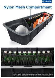 TYGER Auto - Tyger TG-CB5F2228 Underseat Storage Box 15-22 Ford F150 17-22 F250/F350 Crew Cab - Image 5
