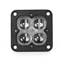 ARC Lighting - ARC Lighting Concept Series 3" LED Square Pod Light PAIR Clear-Fog Beam 41112 - Image 2