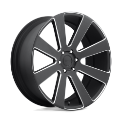 DUB 1PC - DUB Wheels S187 8-BALL 26x10 6x5.5 30mm Matte Black/Milled S187260077+30 - Image 1