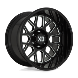 XD Wheels XD849 GRENADE II 20x10 6x135 -18mm Gloss Black/Milled XD84921063318N