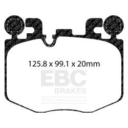 EBC Brakes - EBC Brakes DP42522R Yellowstuff Street & Track Brake Pads - Image 2