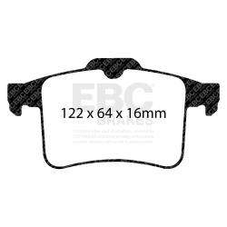 EBC Brakes - EBC Brakes DP32059C Redstuff Ceramic Low Dust Brake Pads - Image 1