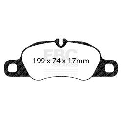 EBC Brakes - EBC Brakes DP32057C Redstuff Ceramic Low Dust Brake Pads - Image 1