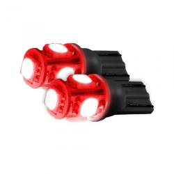 Recon - Recon 264201RD 194/168 LED Tail Light Bulb Red Pair - Image 2