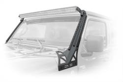 DV8 Offroad - DV8 D-JL-190052-PIL A-Pillar Mounted Rail System for 18-25 Jeep Wrangler JL - Image 1