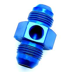 SpeedFx - SpeedFX 560668 Coupler Fitting -6AN Flare Union w/1/8 NPTF Port Blue EACH - Image 1