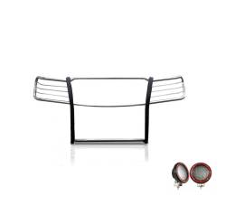 Black Horse Off Road - Black Horse 17A035700A2MSS-PLFR SS Grille Guard w/LED for 07-13 Silverado 1500 - Image 2