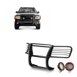 Black Horse Off Road - Black Horse 17FJ26MA-PLFR Black Grille Guard w/LED for 02-05 Ford Explorer - Image 1