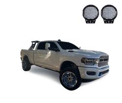 Black Horse Off Road - Black Horse AR2-01BA1-PL69B Armour-II Roll Bar 9" Black Silverado/Sierra/Tundra - Image 2