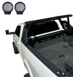 Black Horse Off Road - Black Horse AR2-03BA3-PL69B ArmourII Roll Bar Kit 9" LEDs Black for 05-24 Tacoma - Image 2
