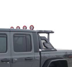 Black Horse Off Road - Black Horse AR2-05BA3-PLFR Armour-II Roll Bar 5.3" LED's for 05-21 Frontier - Image 1