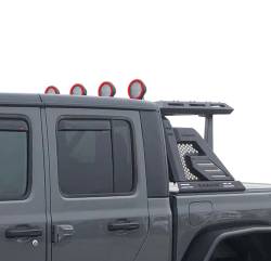 Black Horse Off Road - Black Horse AR2-01BA1-PLFR Armour-II Roll Bar 5.3" for Silverado/Sierra/Tundra - Image 1