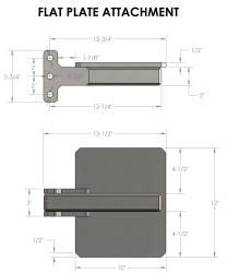 BulletProof Hitches - BulletProof FLATPLATE Flat Plate Attachment - Image 5