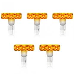 Recon - Recon 264180AMX 194/168 LED Clearance Light Bulb Amber 5pc. - Image 1