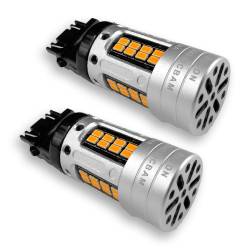 Recon - Recon 264220CBAM 3157 LED Turn Signal Light Bulb Amber Pair - Image 1