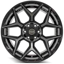 4PLAY - 4PLAY Wheels 4P06 20x10 6x5.5/135 -18mm Black/Brushed 4P06-20100-6D55-18BBT - Image 2