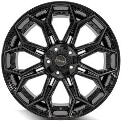 4PLAY - 4PLAY Wheels 4P83 22x10 5x5.0/5.5 -18mm Black/Brushed 4P83-22100-5D55-18BBT - Image 2