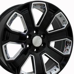 OE Wheels LLC - OE Wheels CV93 20x8.5 6x5.5 31mm Black CV93-20085-6550-31B-ic - Image 3