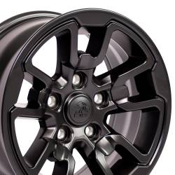 OE Wheels LLC - OE Wheels DG55 17x8 5x5.5 18mm Satin Black DG55-17080-5550-18B1 - Image 1
