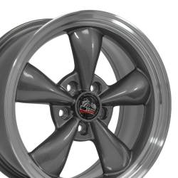 OE Wheels LLC - OE Wheels FR01 17x8 5x4.5 29.5mm Anthracite/Machined FR01-17080-5450-29AM - Image 3