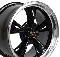 OE Wheels LLC - OE Wheels FR01 17x8 5x4.5 29.5mm Black/Machined FR01-17080-5450-29BM - Image 3