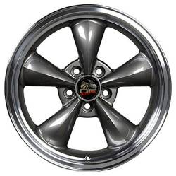 OE Wheels LLC - OE Wheels FR01 17x9 5x4.5 24mm Anthracite/Machined FR01-17090-5450-24AM - Image 2