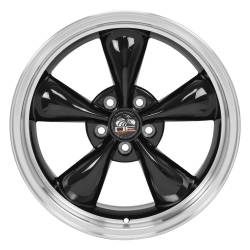OE Wheels LLC - OE Wheels FR01 18x9 5x4.5 24mm Black/Machined FR01-18090-5450-24BM - Image 2