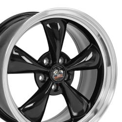 OE Wheels LLC - OE Wheels FR01 18x9 5x4.5 24mm Black/Machined FR01-18090-5450-24BM - Image 3