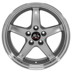 OE Wheels LLC - OE Wheels FR04B 17x9 5x4.5 24mm Silver/Machined FR04B-D17090-5450-24SM - Image 2