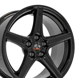 OE Wheels LLC - OE Wheels FR06B 18x9 5x4.5 24mm Black FR06B-18090-5450-24B - Image 1