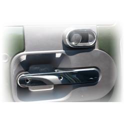 Rugged Ridge - Rugged Ridge 11156.17 Rear Door Handle Trim Chrome - Image 1
