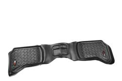 Rugged Ridge 82953.1 Floor Liner Rear 1-Pc Black for Ram Truck Quad Cab