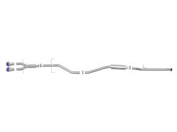 aFe Power - aFE Power Takeda 2.5" Cat-Back Stainless Steel Exhaust Kit 49-36619-L - Image 2