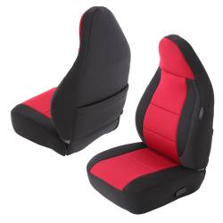 Smittybilt - Smittybilt 471330 Neoprene Seat Cover Set Red for 03-06 Jeep Wrangler TJ - Image 27