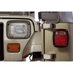 Rugged Ridge - Rugged Ridge 11236.20 Stone Guard Set Black for Jeep Wrangler - Image 1